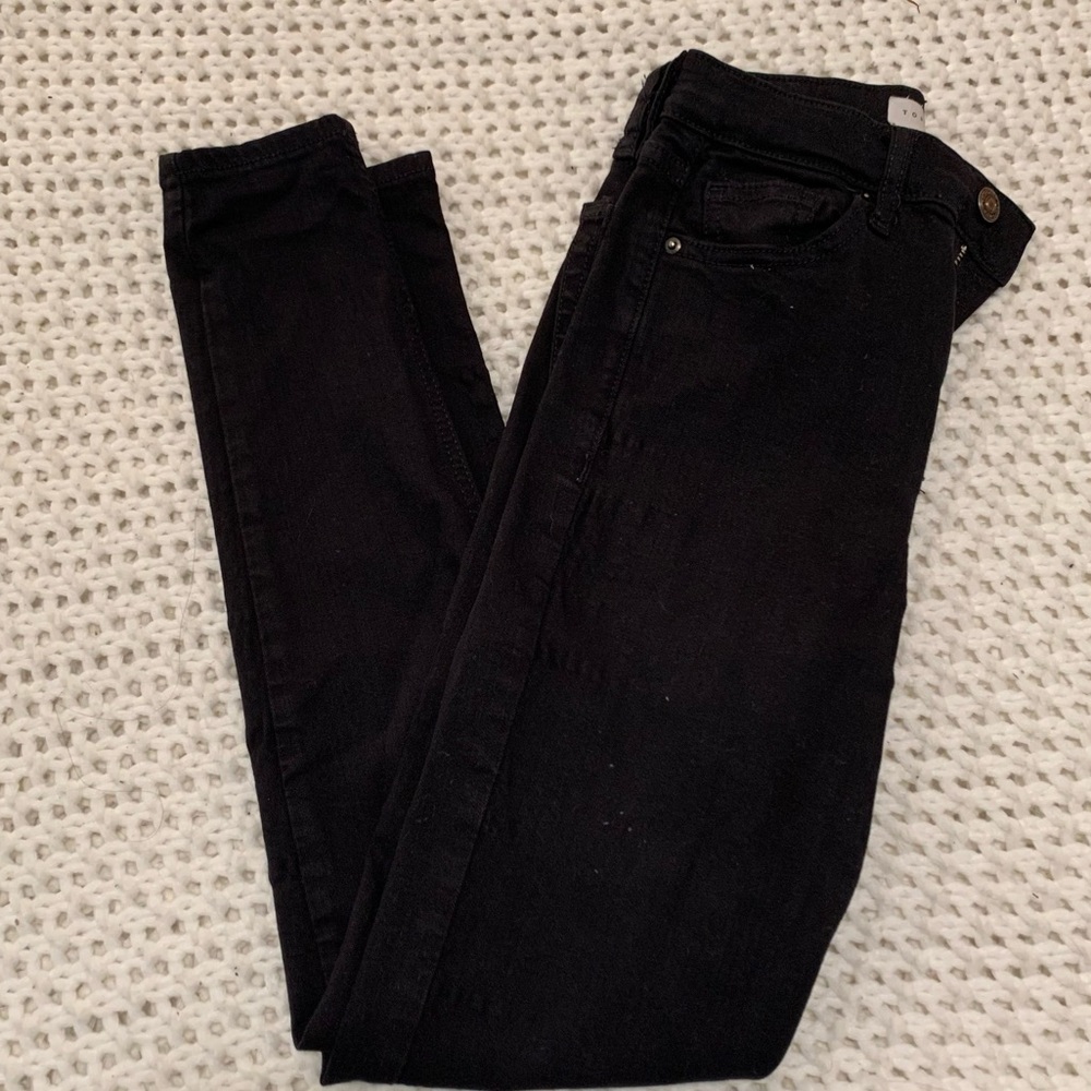 Topshop Jamie black jeans